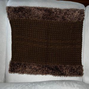 Noelle Enterprises Brown Fuzzy Infinity Scarf - NWOT